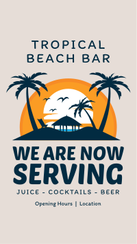 Tropical Beach Bar Video