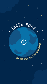 Earth Hour Switch Facebook Story