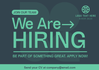 Corporate Hiring Postcard