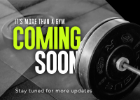 Stay Tuned Fitness Gym Teaser Postcard