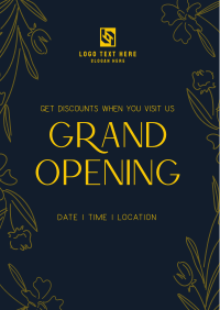Store Opening Poster example 4