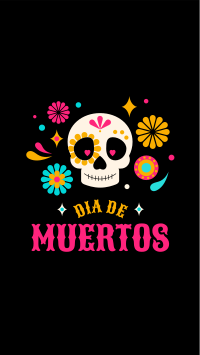 Dia De Muertos Facebook Story