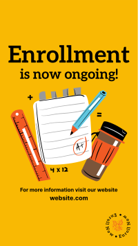 Enrollment Is Now Ongoing Facebook Story