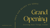 Minimalist Elegant Grand Opening Animation