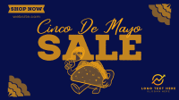 Happy Taco Mascot Sale Facebook Event Cover