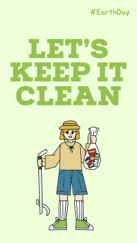 Clean the Planet Instagram Story