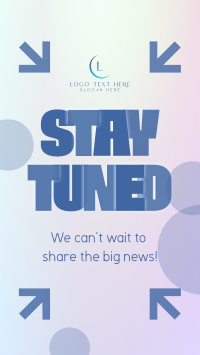 Stay Tuned for Big News Instagram Story