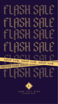 Gothic Flash Sale Instagram Reel Image Preview