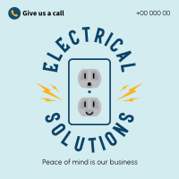 Electrical Solutions Linkedin Post Design