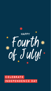 Sparkling Fourth of July Facebook Story