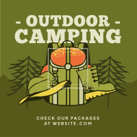 Outdoor Campsite Linkedin Post Image Preview