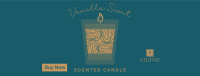 Illustrated Scented Candle Facebook Cover Image Preview