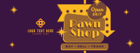 Pawn Shop Sign Facebook Cover Design