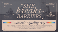 Retro Minimalist Women's Equality Animation
