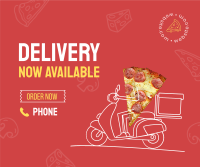 Pizza Delivery Facebook Post