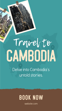 Travel to Cambodia Instagram Story