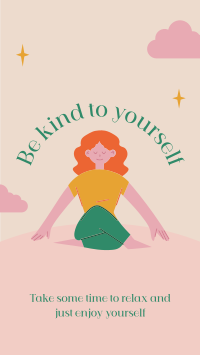 Be Kind To Yourself Facebook Story