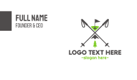 Golf & Ski Business Card Design