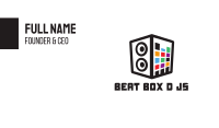 Colorful Stereo Box Business Card Image Preview