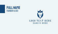 Blue Lion Crown  Business Card