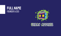 Splatter Boom Box Business Card Image Preview