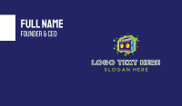 Splatter Boom Box Business Card