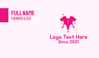 Pink Kids Boutique  Business Card Design