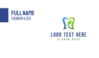 Organic Toothpaste  Business Card Design