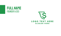 Green Wing S Business Card Design