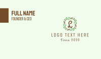 Branch Plant Wreath Business Card