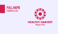 Sunny Pink Flower Business Card Image Preview