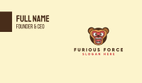 Angry Bear Roar Business Card Image Preview