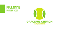 Eco Friendly Tennis Ball Business Card