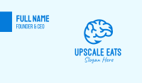 Blue Brain Hook Business Card Image Preview