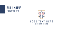 American Eagle Anchor Badge Business Card Design