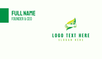 Green Eco Automotive Car Business Card