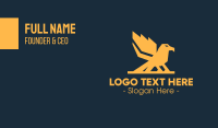 Negative Space Business Card example 1
