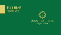Forest Branch Lettermark Business Card Design