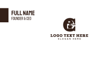 Iced Coffee Business Card example 4