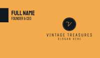 Vintage Brown Stamp Business Card Image Preview