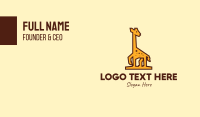 Desert Animal Business Card example 3