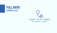 Medical Doctor Consultation Clinic Business Card