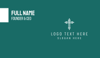 Elegant Christian Cross  Business Card