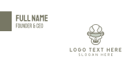 Cyborg Skull Eyewear Business Card