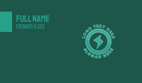 Power Electric Green Business Card