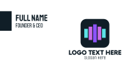 Audio Bars Business Card