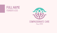 Beauty Yoga Lotus Business Card Image Preview