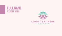 Beauty Yoga Lotus Business Card