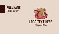 Bread Slice Business Card example 1