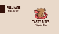Bread Toast Bakery Business Card Design
